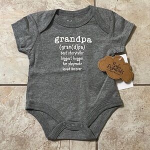 NWT Baby Essentials Baby One Piece.